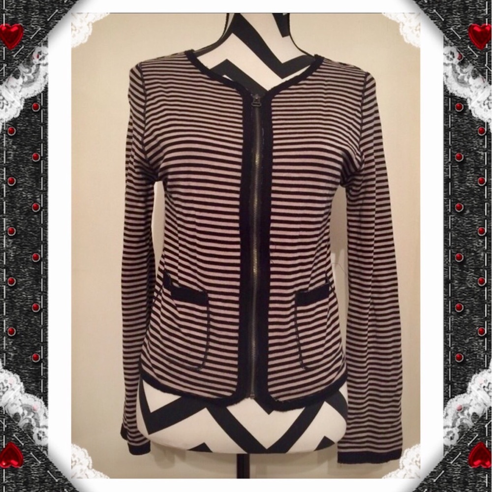 Max Edition Front Full Zipped Cardigan